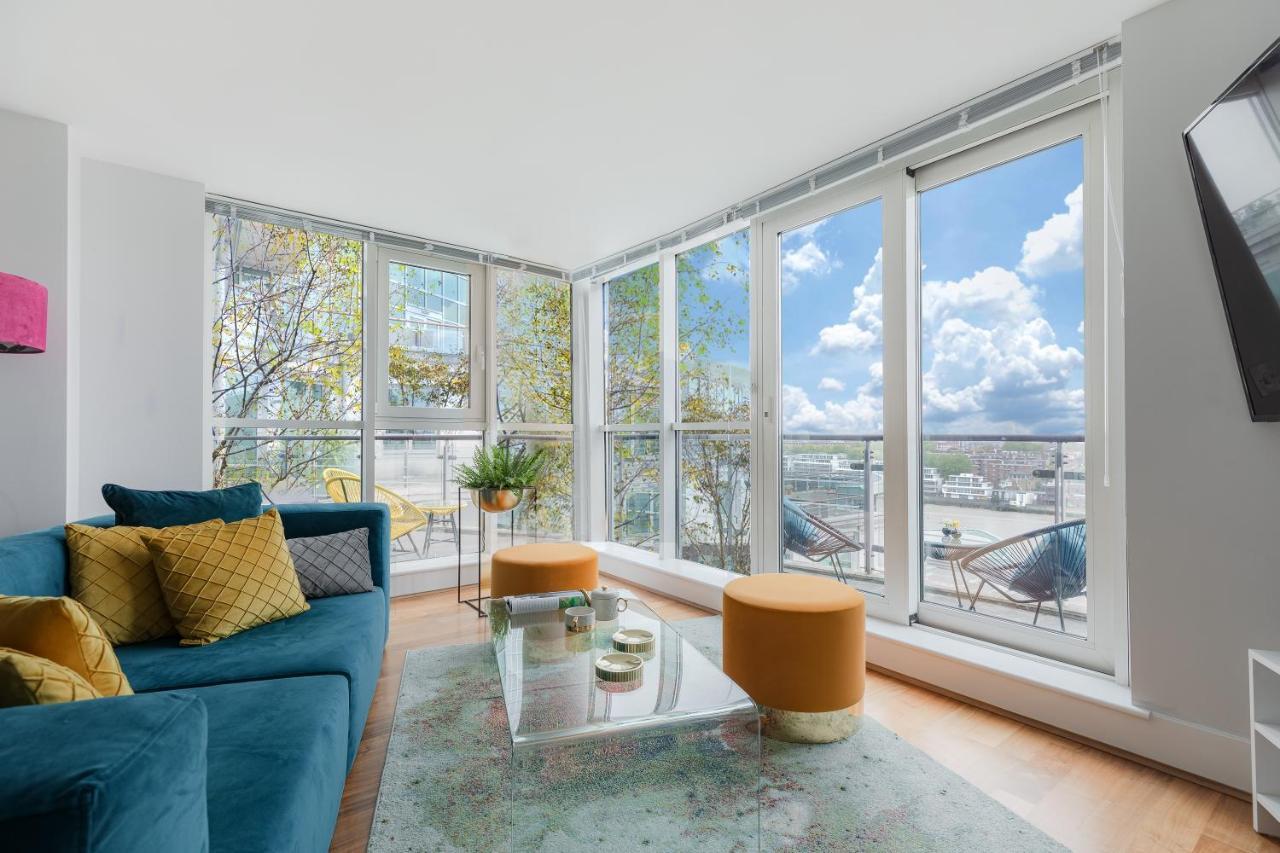 Best Thames View In Town! Large Luxxe Nomad Design Family Home لندن المظهر الخارجي الصورة