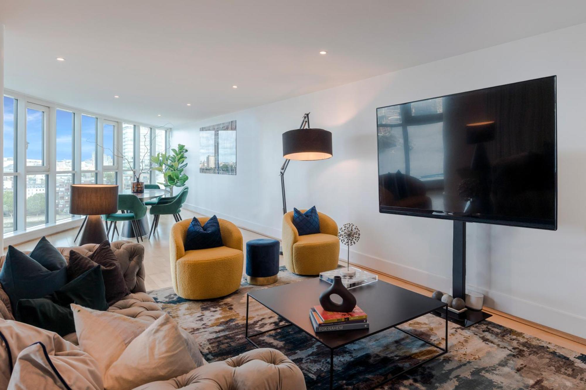Best Thames View In Town! Large Luxxe Nomad Design Family Home لندن المظهر الخارجي الصورة
