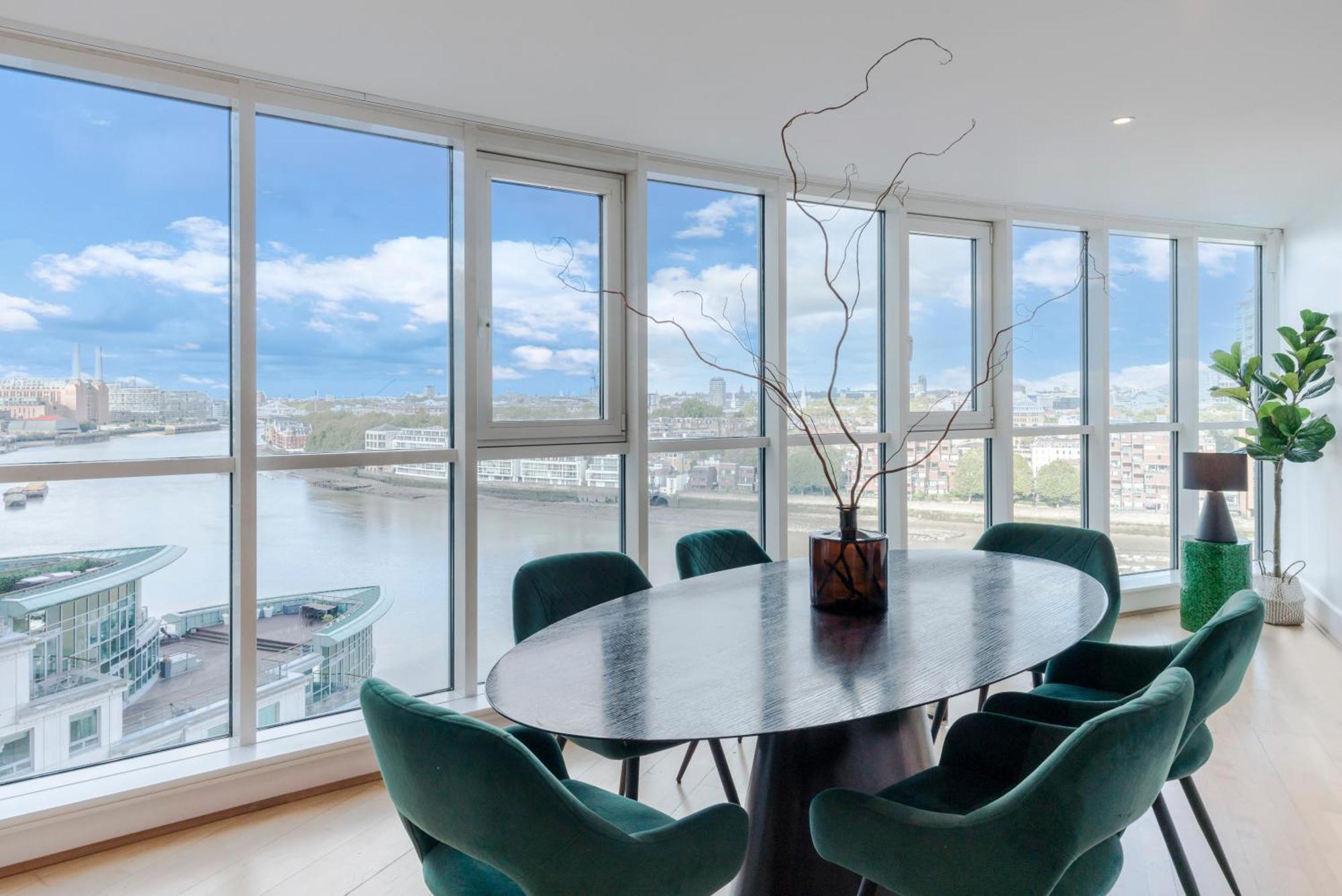 Best Thames View In Town! Large Luxxe Nomad Design Family Home لندن الغرفة الصورة