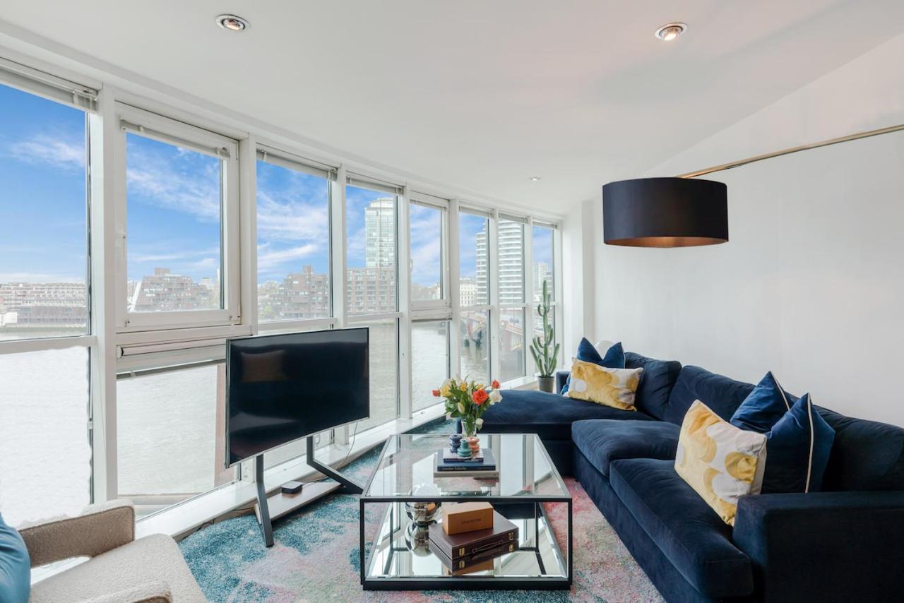 Best Thames View In Town! Large Luxxe Nomad Design Family Home لندن المظهر الخارجي الصورة
